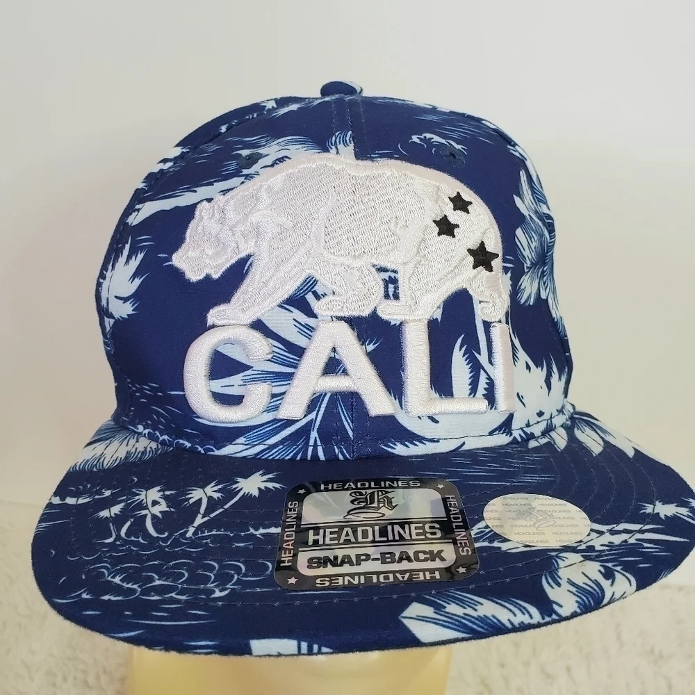 CALI Republic Floral Hawaiian Snapback Hat…